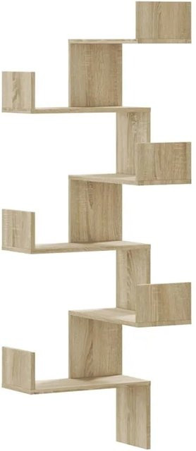 vidaXL Wand-Eckregal aus Holzwerkstoff in Sonoma-Eiche, B/T/H: 45 x 45 x 147 cm - Bild 1