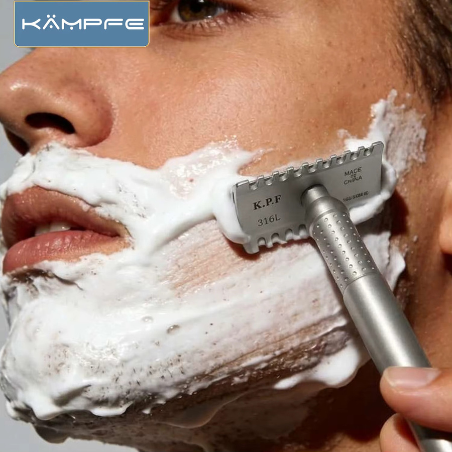 KAMPFE Doppelkamm-Sicherheitsrasierer, Herren - Bild 3