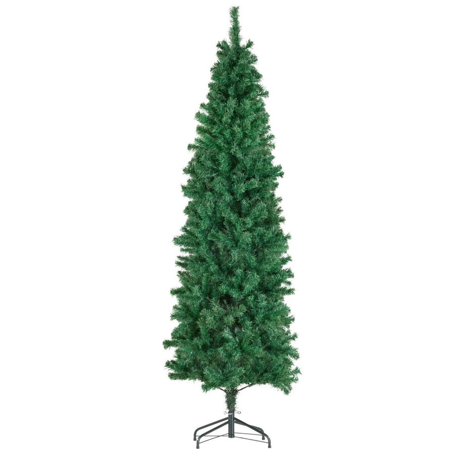tectake Weihnachtsbaum Comet, künstlich in Grün, mit dichten Nadeln und Metallständer, B/T/H: 70 x 70 x 200 cm - Bild 3