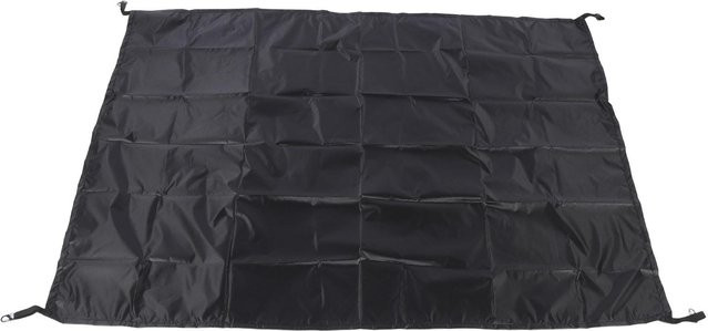 Multifunktionale Hühnerstall Plane von mfySpace aus silberbeschichtetem Oxford-Gewebe in Schwarz und Silber - Bild 1