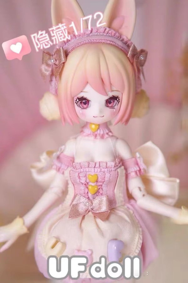 Ufdoll Mini Tea Party Serie, Mini Teegetränke-Serie Puppe, Bewegliche Bjd Puppe, 1/6 Modell - Bild 3