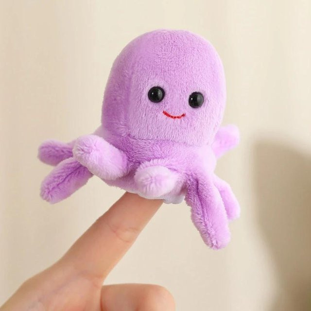 Yiran toy Fingerpuppen, Plüsch, Tiere, Meerestiere, 9cm - Bild 1
