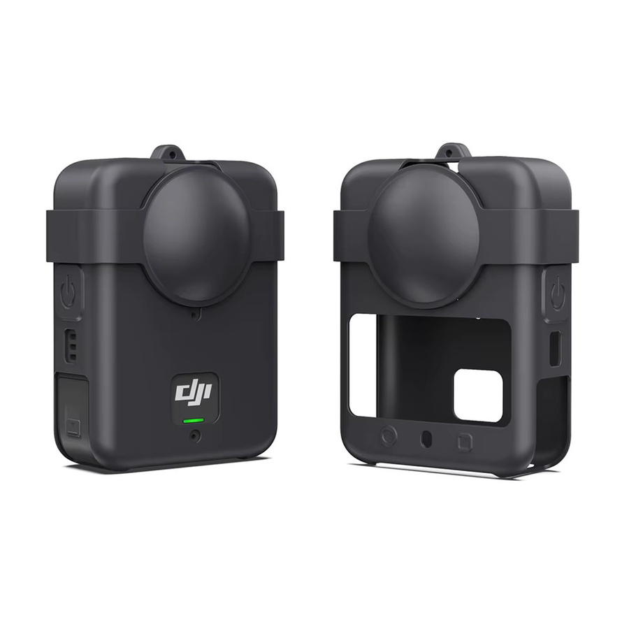 ORBMART Schutzhülle für DJI Osmo 360 mit Objektivschutz aus gehärtetem Glas und Displayschutz, Schwarz - Bild 2