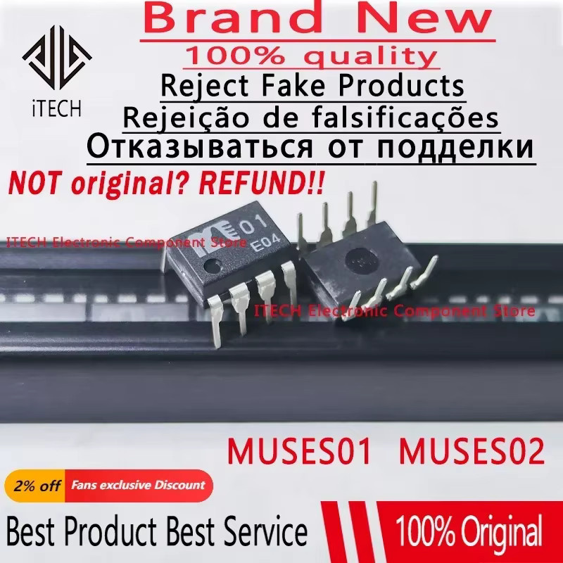 MUSES Operationsverstärker MUSES 01 MUSES 02 MUSES 03 High Fidelity Sound Qualität in Schwarz - Bild 1