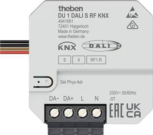 Theben 4941681 Funk-DALI-Aktor DU 1 DALI S RF KNX Bridge Gateway - Bild 1