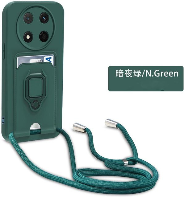 Xiaomi Handyhülle mit Crossbody Kordel Lanyard Ringhalter und Kartenfächer für Redmi Note 14 Pro 5G 4G und Redmi Note 14 Pro Plus - Bild 1