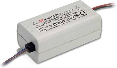 MEAN WELL APC-12-700 LED-Treiber Konstantstrom 12 W 0.7 A 9 - 18 V/DC weiß - Bild 1