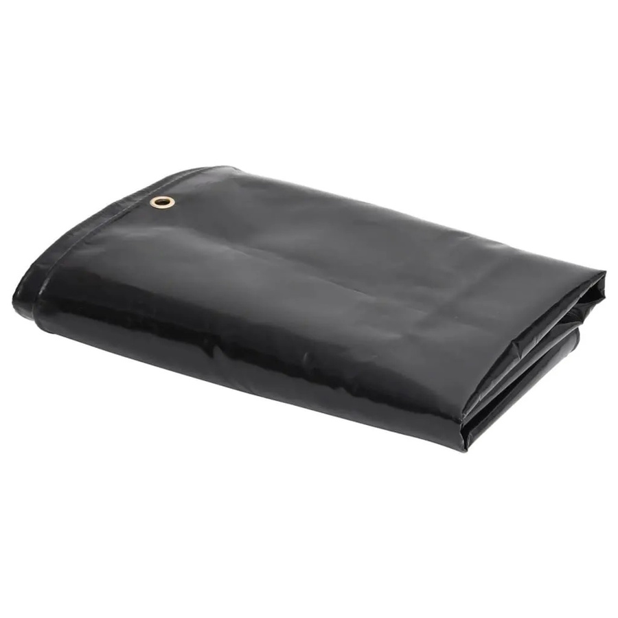 vidaXL Abdeckplane aus PVC in Schwarz, 650 g/m², B: 1,5 m, L: 20 m - Bild 2
