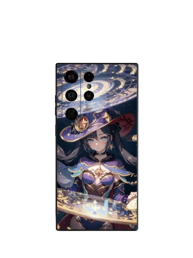 Mona Genshin Impact Handyhülle für Samsung Galaxy S25 S24 S23 S22 S21 S20 Plus 5G Ultra Frosted Non-Slip Soft Cover Multicolour - Bild 4