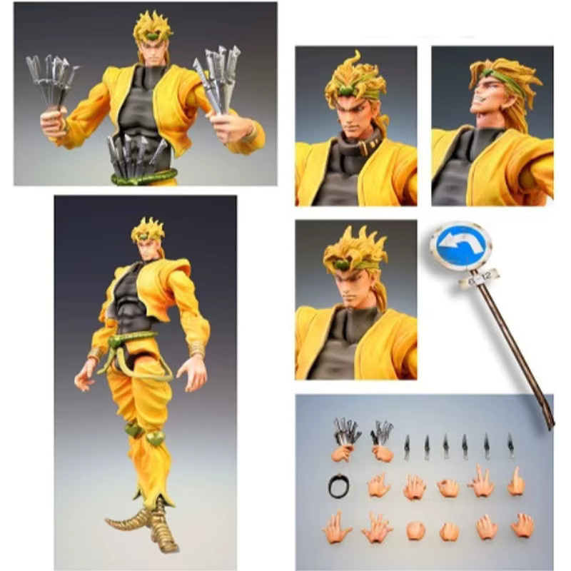 Bandai JoJo's Bizarre Adventure Stardust Crusaders Kujo Jotaro Dio Brando Actionfiguren, 17 cm - Bild 2