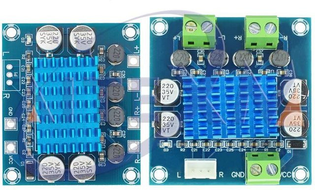 AITEXM ROBOT TPA3110 XH-A232 Digitaler Stereo Audio Verstärker in Blau, 2,0 Kanal mit 30W + 30W für TV und Lautsprecher - Bild 1