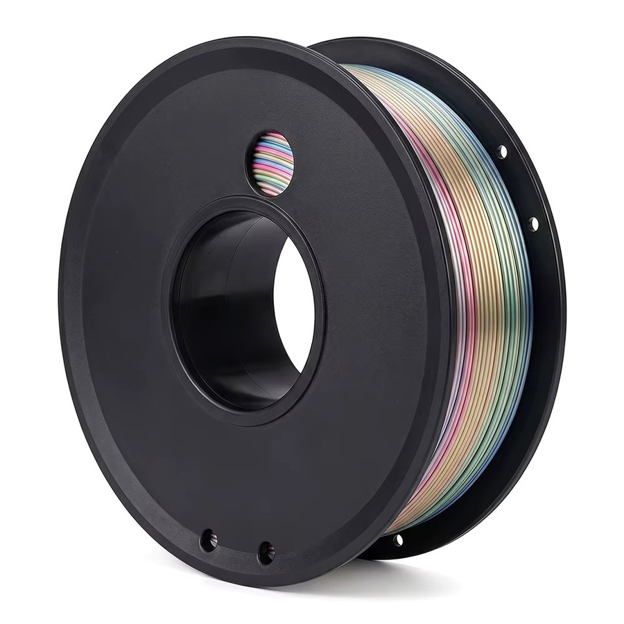 3D Maliang PLA Seide Filament Set in Regenbogen Macaron und Regenbogen Universum, 1,75 mm, 2 x 250 g - Bild 4