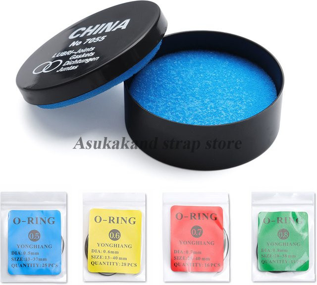 Silikon-Dichtungsmittel Schmiermittel, Uhrengehäusering, O-Ring Dichtung, 0,5-0,9mm - Bild 1