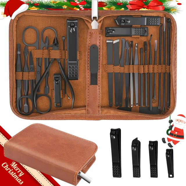 Ouriner Maniküre- und Pediküre-Set, 26-teilig, Edelstahl, Unisex - Bild 1