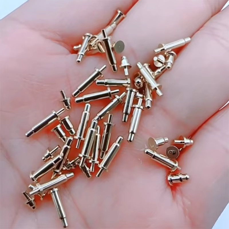 10er Set ChengHaoRan Pogo Pin SMD Kontakte in Gold für PCB und Batterie-Tests mit verschiedenen Längen von 2 mm bis 16 mm - Bild 3