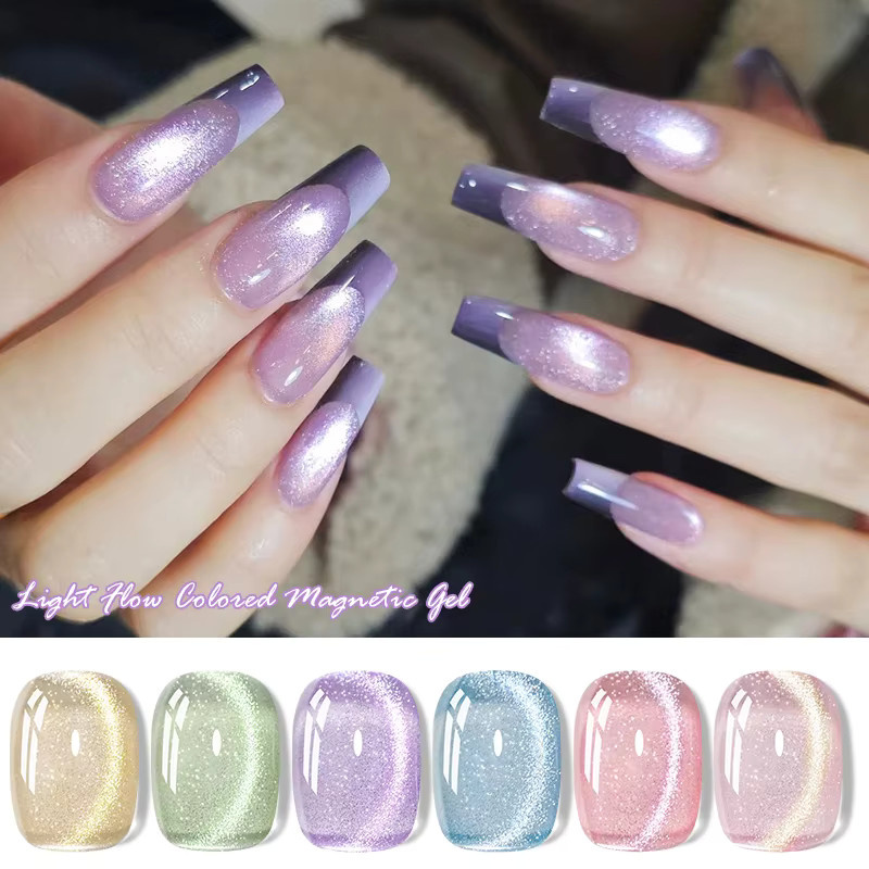 Mtssii Light Flow Magnetischer Gel-Nagellack, 7 ml, Glänzend - Bild 2