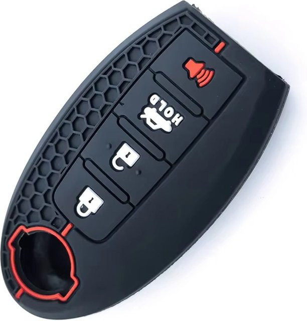 GZKANDM Schutzhülle für Auto-Fernbedienung in Schwarz passend für Nissan Maxima, Altima, Versa, Sentra, Sunny, Sylphy, Teana, Qashqai, X-Trail und Juke - Bild 1