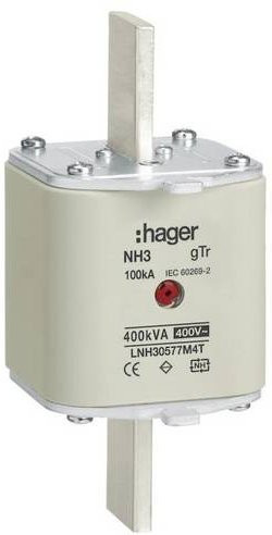 Hager NH-Sicherung LNH30577M4T 577A, 3 Stück, Weiß - Bild 1