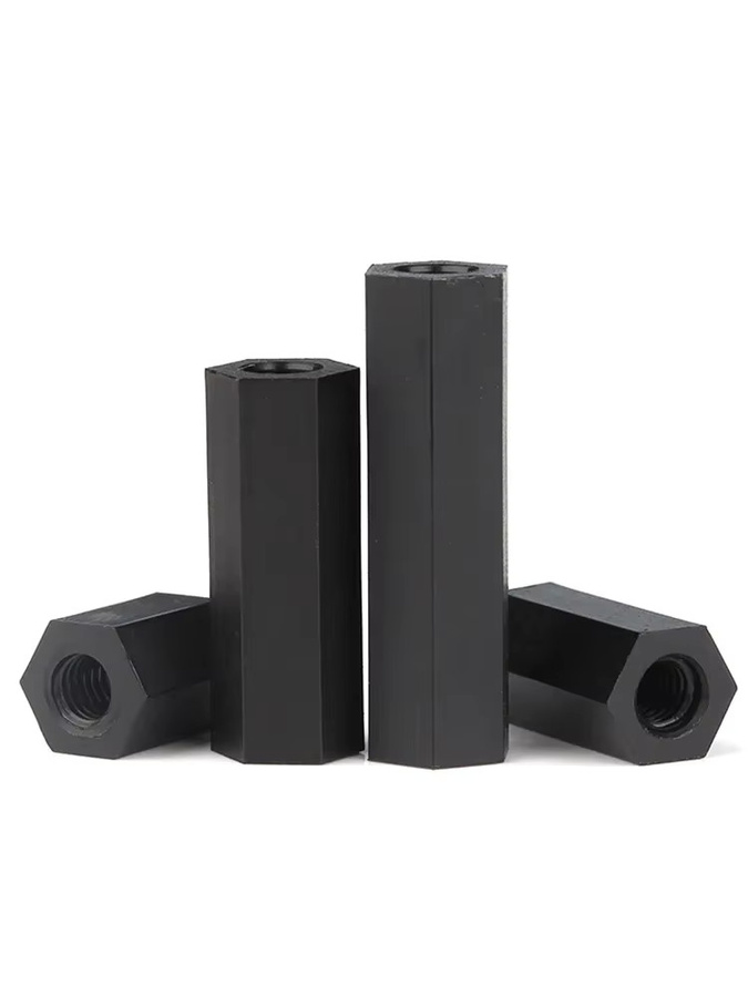 Schwarze Nylon Hex Standoffs Sechskant Kunststoff Abstandshalter mit Innengewinde für PCB und Motherboard M2 M2,5 M3 M4 M5 M6 - Bild 2