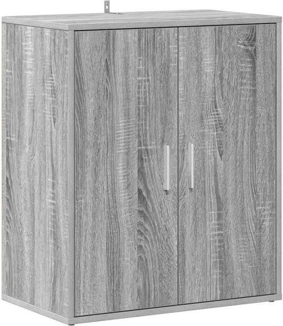 vidaXL Schuhschrank Grau Sonoma modern Wandmontage B/T/H: 60 x 35 x 70 cm - Bild 1
