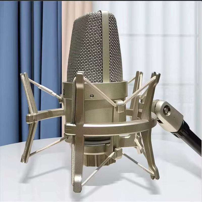 AyeBeau Professionelles Studio Kondensatormikrofon in Silber für PC, Laptop und Streaming - Bild 3