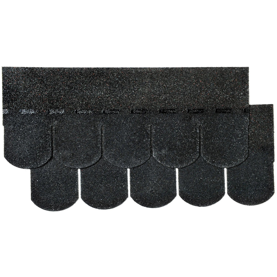 Bitumen-Biberschindeln Schwarz 2 m² pro Paket - Bild 2