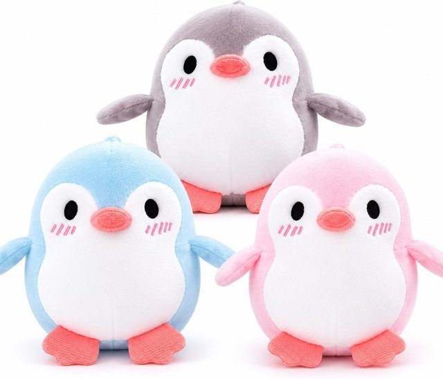 Binchi Outdoor Equipment Pinguin Stoffpuppe Plüschtier, weiß, ab 14 Jahren - Bild 1