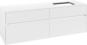 V&B Waschtischunterschrank Collaro mit Waschbecken rechts, Farbe: Weiß matt, B/T/H: 160 x 54,8 x 50 cm - Bild 1