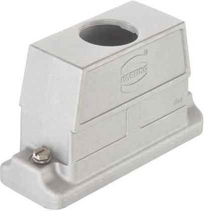 HARTING Tüllengehäuse aus Aluminium in Grau, Artikelnummer 19 39 824 0448 - Bild 1