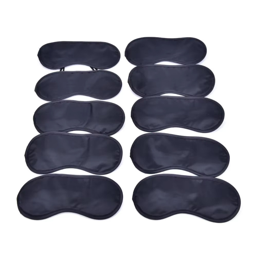 Augenmaske, Schwarz, Unisex, 10er Set - Bild 5