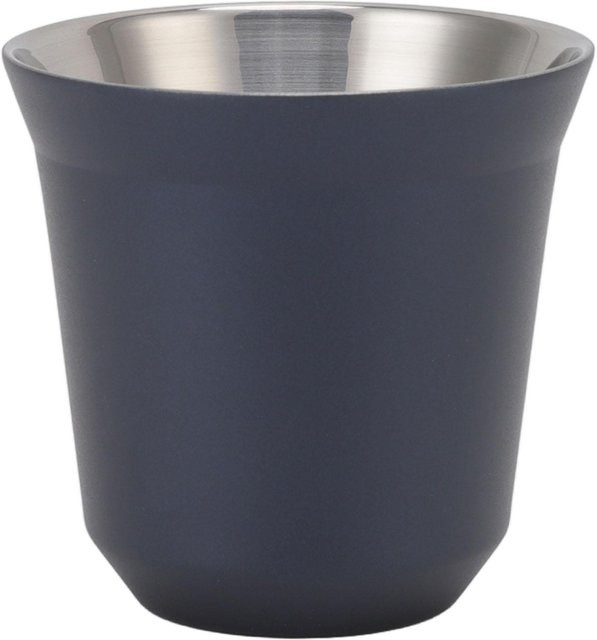 CosyHome Doppelwandige Kaffeetasse aus 304 Edelstahl, Isoliert, Silber/Grau, Spülmaschinenfest - Bild 1