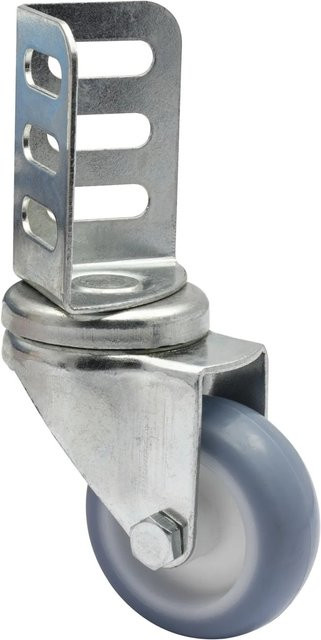 Wagner Apparate-Lenkrollen 4er Set Soft in Silber mit 50 kg Tragkraft und Ø 5 cm - Bild 1