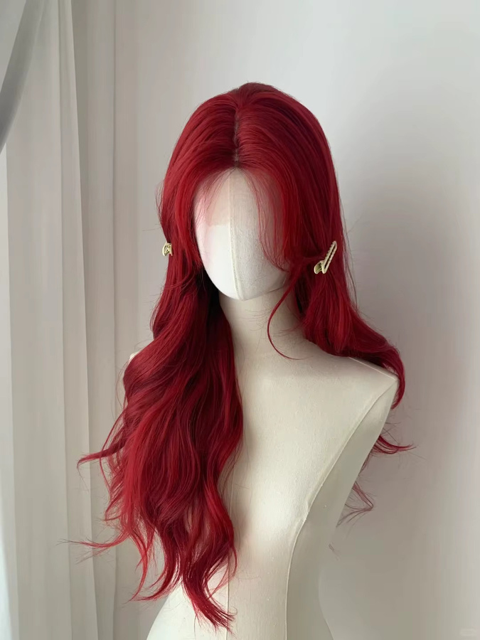EASIHAIR Haarperücke, weinrot, lang gewellt, Damen - Bild 2