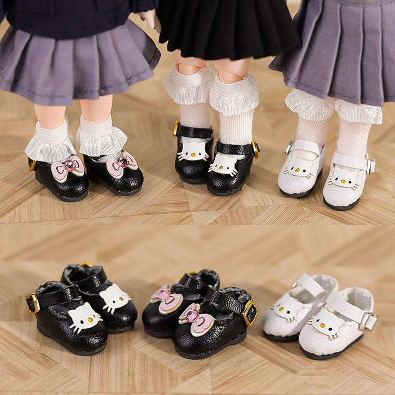 Yiran toy 1 OB11 Puppenuniform Katzen-Schuhe Zubehör 1/12 BJD Puppen Schuhe 2-teiliges Set - Bild 2