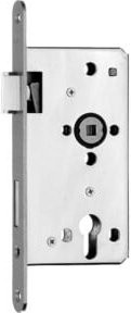 SSF Einsteckschloss PZW72/8 in Silber aus Stahl mit D60 und F20x235rd ER DL - Bild 1