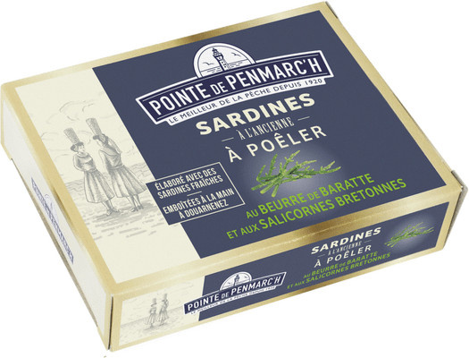 Sardinen mit Butter und Salicornes de Bretagne 115 g - Bild 1