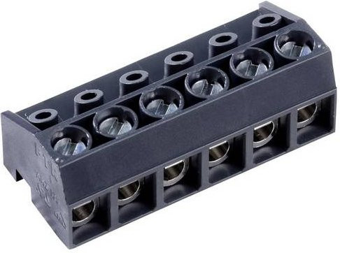 PTR Hartmann Leiterplattensteckverbinder Schwarz, 12 Polzahl, Rastermaß: 5.08 mm - Bild 1