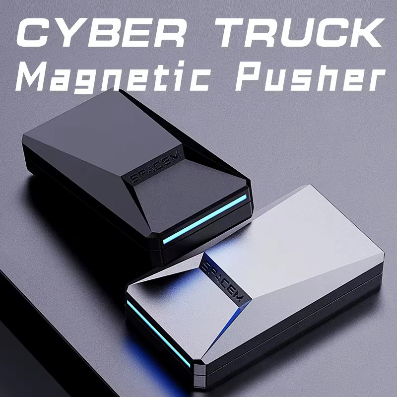 YIJOO Xiangju Pickup EDC Magnetischer Mechanischer Push-Card Metall Stressabbau-Spielzeug Finger-Spinner PAPPY Münz-Stressreduzierer Gadget - Bild 2