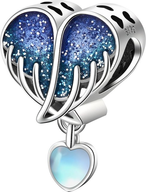 PANPOKI Anhänger-Charms, 925 Silber, Perle, Unisex - Bild 1
