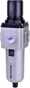 Riegler Filterregler GA BG 600 in Silber, Metallbehälter, 5 µm, G 3/4, 1,5-9 bar, VA - Bild 1
