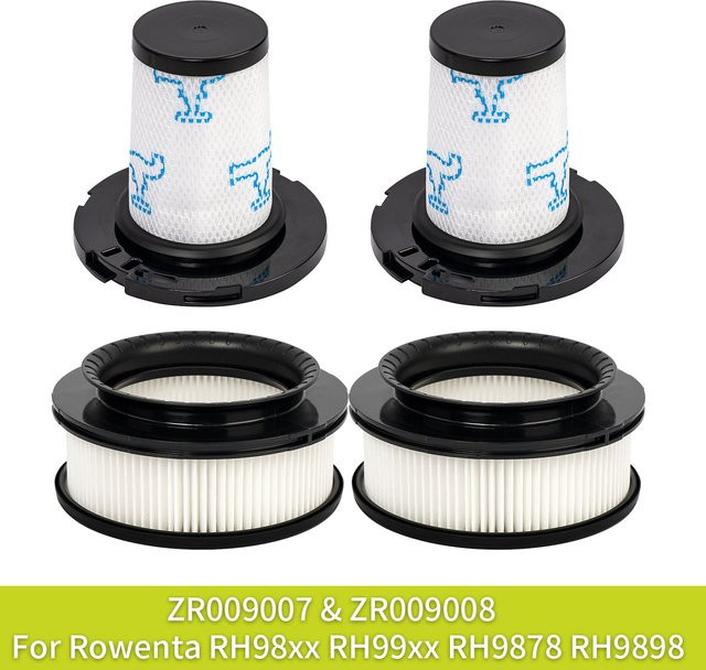 Fowoy Ersatzfilter in Weiß für X-Force Flex 14.60 und 15.60 sowie RH9958, RH990, RH99F1, ZR009007 und ZR009008 aus Kunststoff - Bild 1