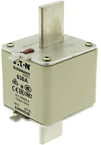 Eaton NH-Sicherung 630NHG3B mit mechanischer Sicherungsanzeige, Größe 3, 630A, 500V, 3 Stück - Bild 1