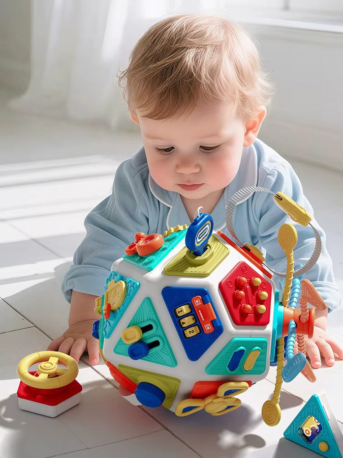 BizyKoady 22-in-1 Busy Cube-Spielzeug, Montessori-Sensorspielzeug, ab 1 Jahr - Bild 4