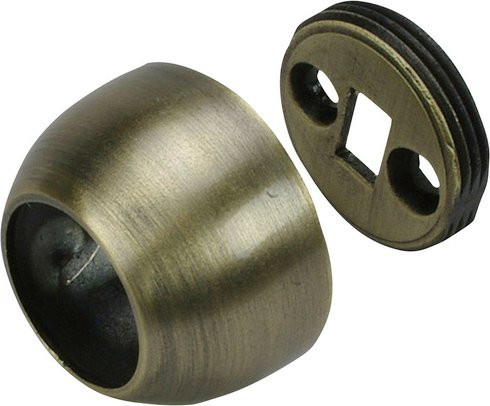 LIEDECO Wandlager aus Metall in Braun mit Ø 20 mm - Bild 1