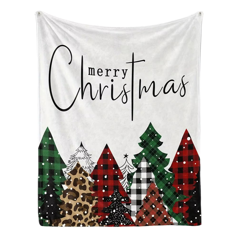 MINISO Weihnachtsbaum-Unterlage aus Flanell mit kariertem Design, Mehrfarbig, B/T: 70 x 70 cm - Bild 2