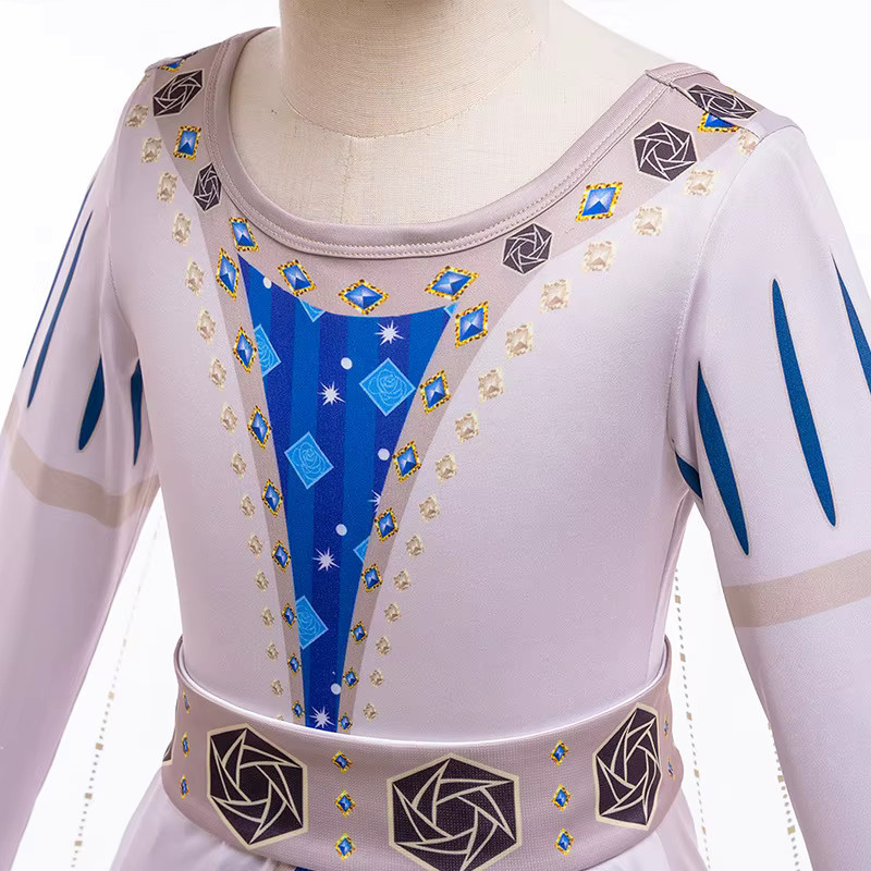 LZH Königin Amaya Cosplay Kostüm, Prinzessin, Mädchen, Lila, Blau - Bild 2