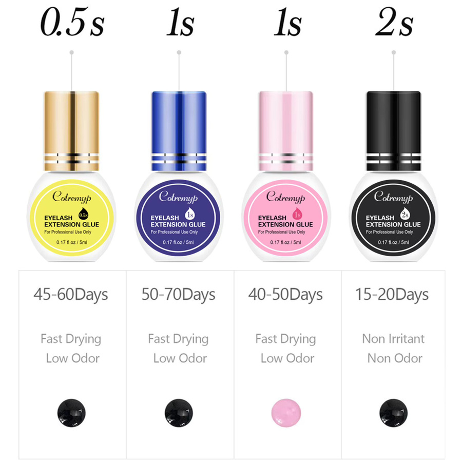 Cotremyp Wimpernverlängerungskleber, 5 ml, Gelb, Unisex - Bild 3