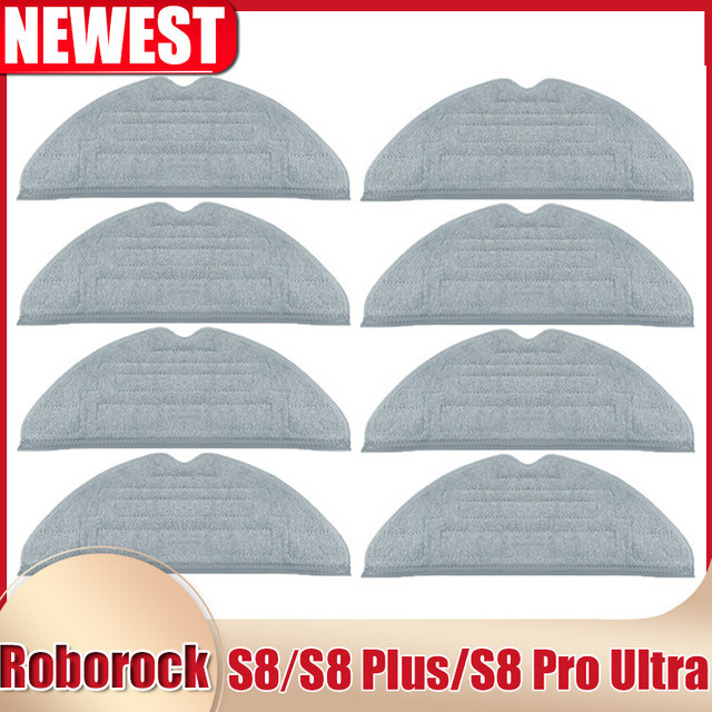 Roborock Doppel-Vibrations-Mop-Pads für S8, S8 Plus, S8 Pro Ultra und G20 in Grau - Bild 1
