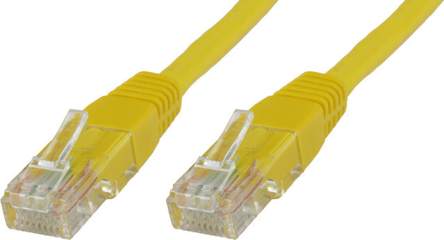 Microconnect Netzwerkkabel Cat5e U/UTP Gelb 15 m - Bild 1