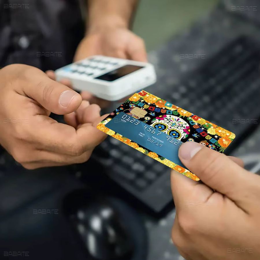 Wasserfeste Aufkleber mit Mexiko Tag der Toten Zuckerschädel Motiven in Multicolor von Potdemiel - Bild 5